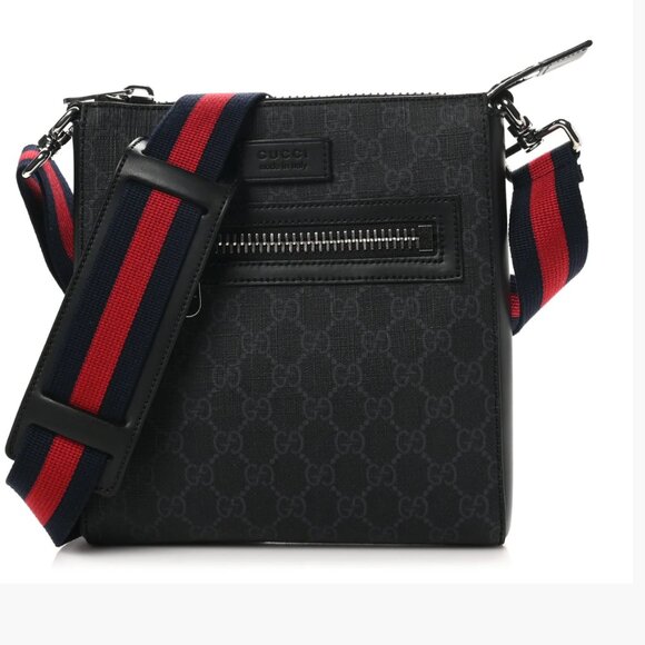 Gucci GG Supreme Coated Canvas Messenger Crossbody Bag - Picture 2 of 10